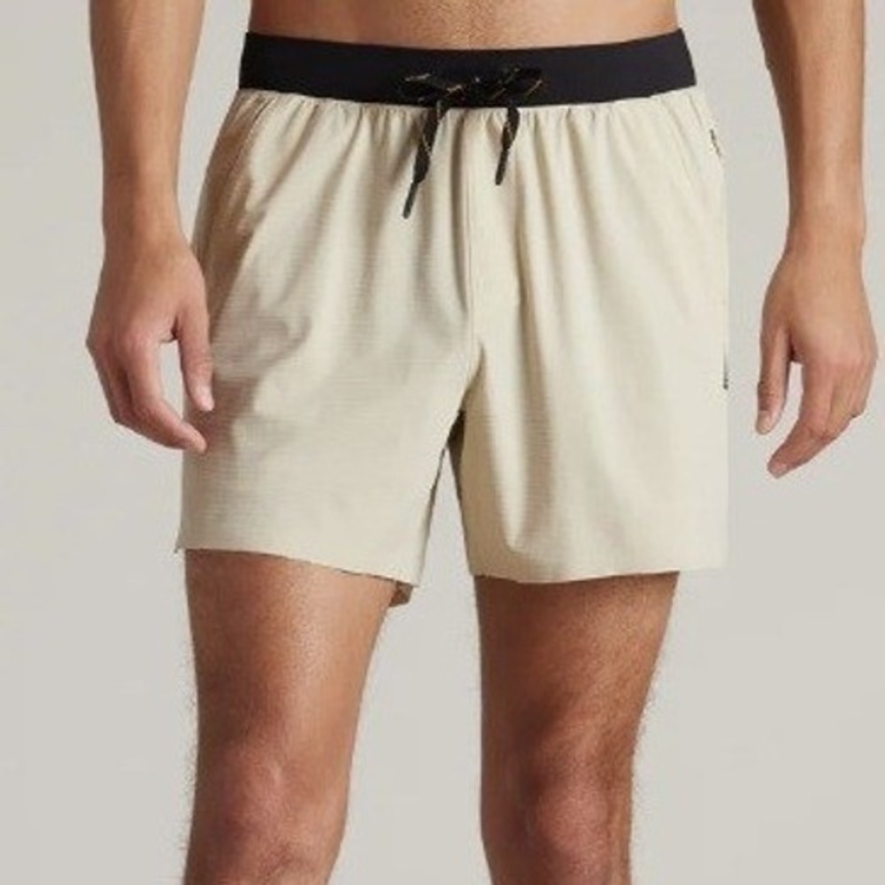NEW Rhone 5" Invictus Unlined Ripstop Short Sandstone Beige Small - Picture 3 of 6